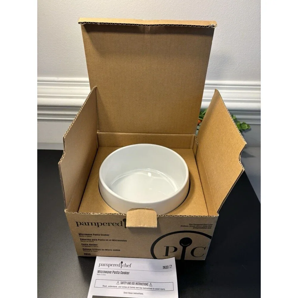 New Pampered Chef Breakfast Sandwich Maker #2634 Microwave Safe